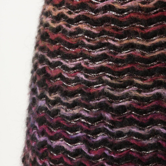 Anthropologie Sweater Pencil Skirt Violet Vibrations By Knitted & Knotted Size 2 - Picture 3 of 4